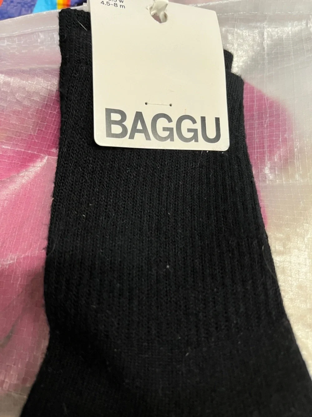 BAGGU crew logo black